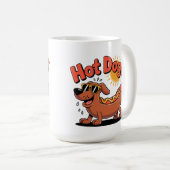 Mug Vibes de chien chaud à la saucisse (Devant droit)