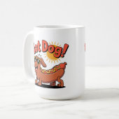 Mug Vibes de chien chaud à la saucisse (Devant gauche)