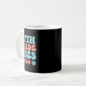 Mug Vibes de cinquième année - Professeur élève Rétro (Devant gauche)