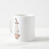 Mug "Vibes de cuisine" Halloween Witch Ghost Orange (Devant gauche)
