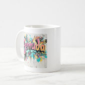 Mug Vibes de graffitis aux Bermudes : (Devant gauche)