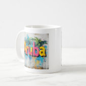 Mug Vibes de graffitis d'Aruba : Island Street Art (Devant gauche)