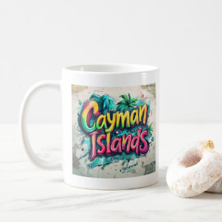 Mug Vibes de graffitis des îles Caïmans :