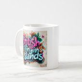 Mug Vibes de graffitis des îles V. Britanniques : Isla (Devant gauche)