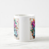 Mug Vibes de graffitis des îles V. Britanniques : Isla (Centre)