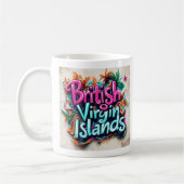 Mug Vibes de graffitis des îles V. Britanniques : Isla (Gauche)