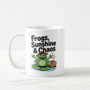 Mug Vibes de grenouille et café chaos