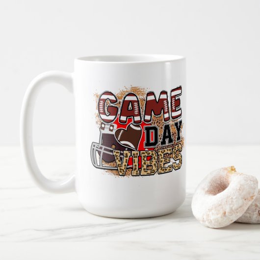 Mug Vibes de la journée de jeu Football (Avec donut)