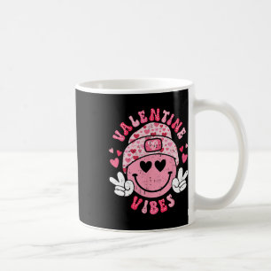 Mug Vibes de la Saint-Valentin Groovy Sourire Visage F