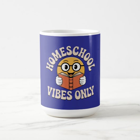 Mug Vibes de l'école familiale uniquement (Centre)