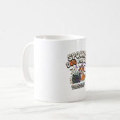Mug Vibes de magie de chien d'Halloween (Devant gauche)