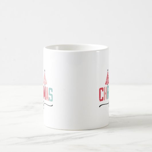 Mug Vibes de Noël - Festive Tree Design (Centre)