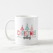 Mug Vibes de Noël - Festive Tree Design (Gauche)