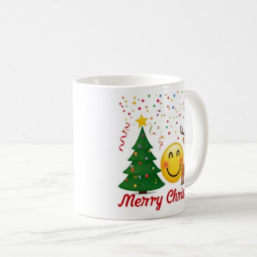 Mug "Vibes de Noël Joyeuses : Design de Noël unique" (Devant droit)