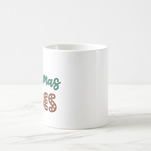 Mug Vibes de Noël rétro (Centre)