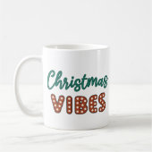Mug Vibes de Noël rétro (Gauche)