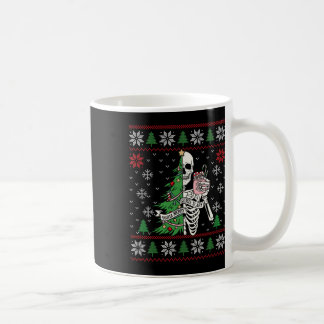 Mug Vibes de Noël Xmas Squelette Assez Joyeux Assez Tr