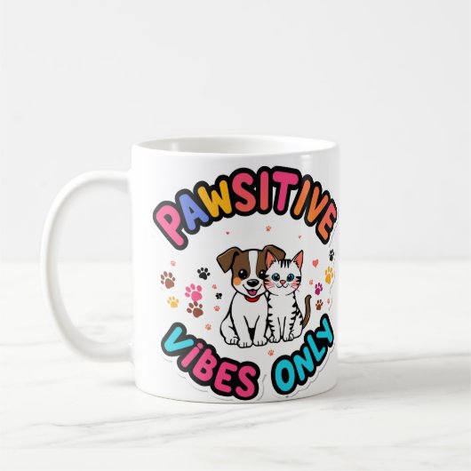 Mug Vibes de Pawsitive uniquement (Gauche)