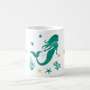 Mug Vibes de sirène Turquoise