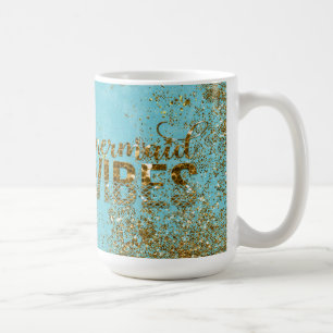 Mug Vibes de sirène - Typographie de la Parties scinti