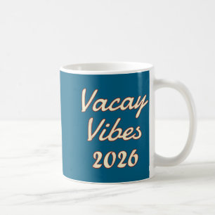 Mug Vibes de vacances 2026 Plage Été Création artistiq