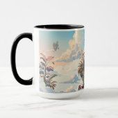 Mug Vibes de vacances tropicales rétro Chill Sloth (Gauche)