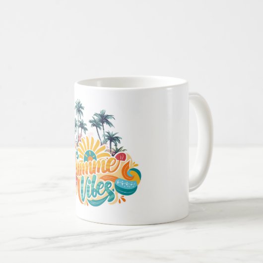 Mug Vibes d'été (Devant droit)