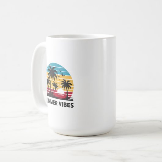 Mug vibes d'été (Devant gauche)