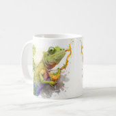 Mug Vibes d'été Aquarelle Chameleon Cocktail - (Devant gauche)
