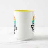 Mug Vibes d'été avec design de palmiers (Centre)