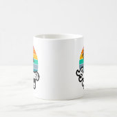 Mug Vibes d'été avec design de palmiers (Centre)