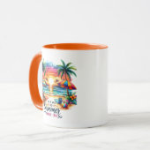 Mug Vibes d'été Brushstroke Beach Sunset-34626 (Devant gauche)