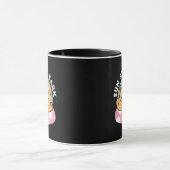 Mug Vibes d'été Chien - Chiot flottant avec lunettes d (Centre)