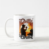 Mug Vibes d'été Chillin’ & Grillin’ Silhouette (Gauche)