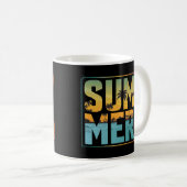 Mug Vibes d'été cool Palm Trees & Eau (Devant droit)