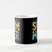 Mug Vibes d'été cool Palm Trees & Eau (Centre)