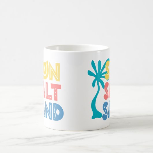 Mug Vibes d'été de sable fin (Centre)