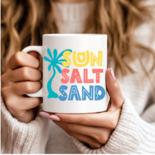 Mug Vibes d'été de sable fin