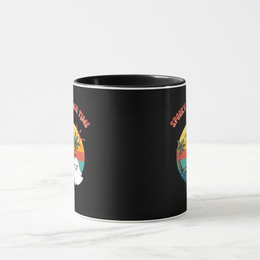 Mug Vibes d'été - Éffrayant temps d'été classique (Centre)