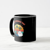 Mug Vibes d'été - Éffrayant temps d'été classique (Devant gauche)