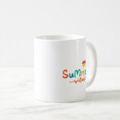 Mug Vibes D'été Et Soleil (Devant droit)
