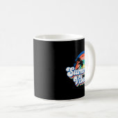 Mug Vibes d'été Groovy Vacances d'été (Devant droit)