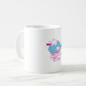 Mug Vibes d'été Palmiers rétro (Devant gauche)