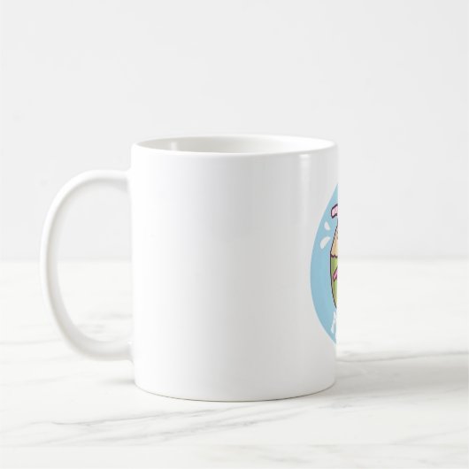 Mug Vibes d'été parapluie d'eau de coco fraîche (Gauche)