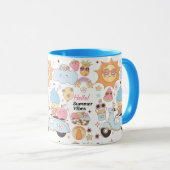 Mug Vibes d'été Pastel (Devant droit)