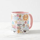Mug Vibes d'été Pastel (Devant droit)