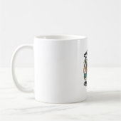 Mug Vibes d'été Sloth Funny Lazy Float (Gauche)
