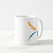 Mug Vibes d'été : Soleil, Amusement & Bons Temps (Devant droit)