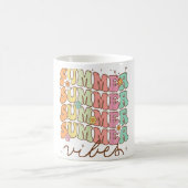 Mug Vibes D'Été Super Rétro Pour Femmes Hommes Enfants (Centre)