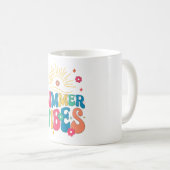 Mug Vibes d'été Super rétro tournesol Bonjour été V (Devant droit)